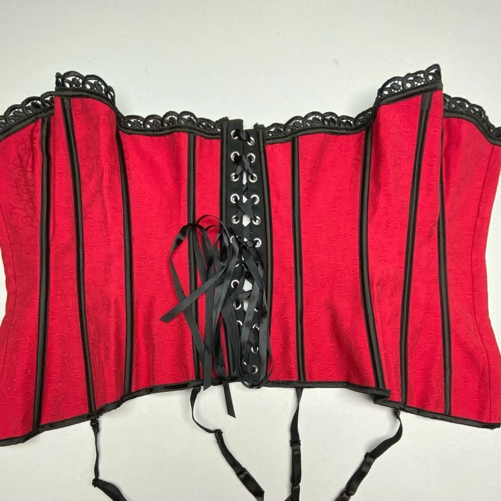 Red Adjustable Corset, O/S AAA121 - Picture 1 of 4